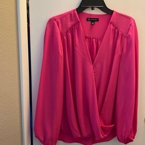 Women’s Long Sleeves Surplice INC International Concepts Toos